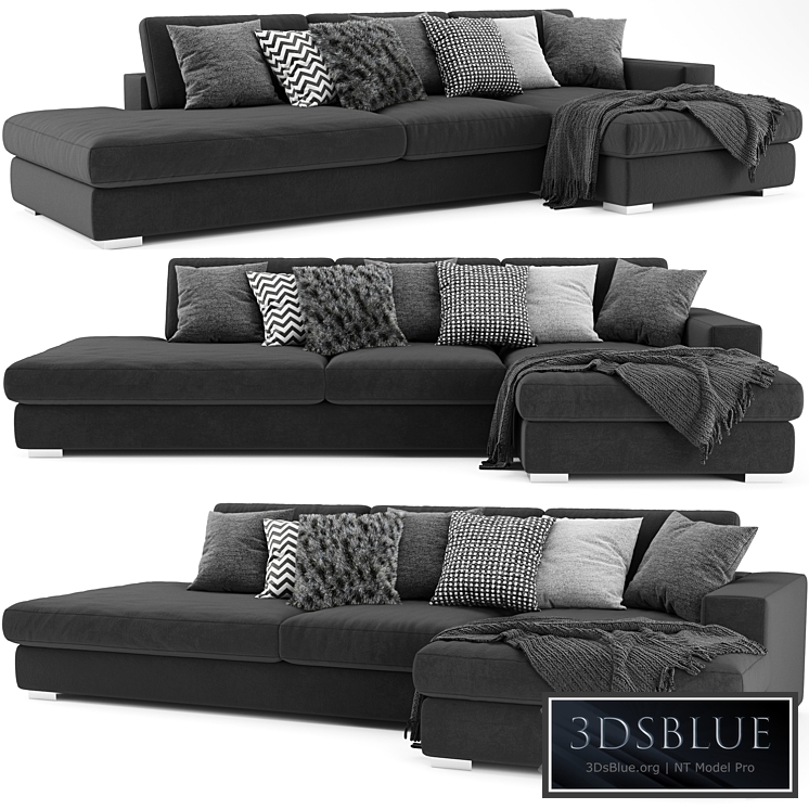 BoConcept Cenova Chaise Longue Sofa 2