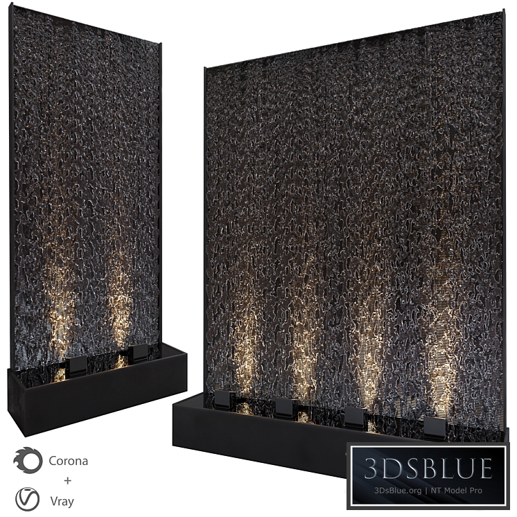 Wall water waterfall 3