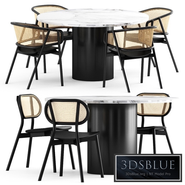 CANE ARMCHAIR - 01, CANE CHAIR - 03, e15 HIROKI