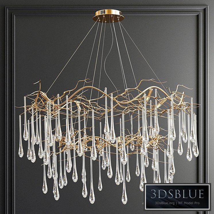 John Richard Double Tear chandelier