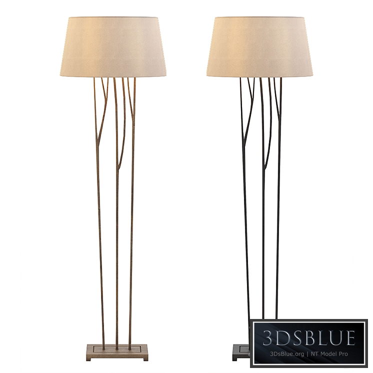 Aspen Floor Lamp with Natural Paper Shade