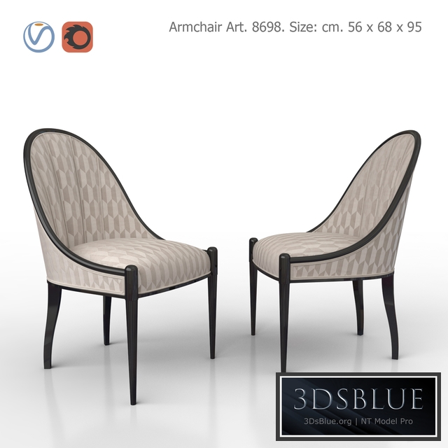 Chair upholstered. SALDA. Art8698.
