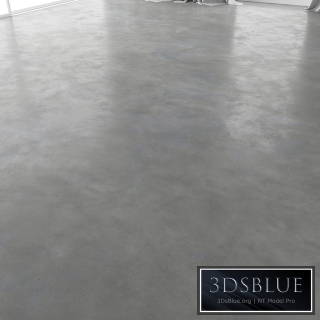 Polished concrete floor