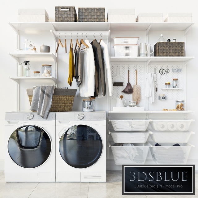 IKEA wall module Algot 13 ikea BOAXEL БОАКСЕЛЬ / washing machine