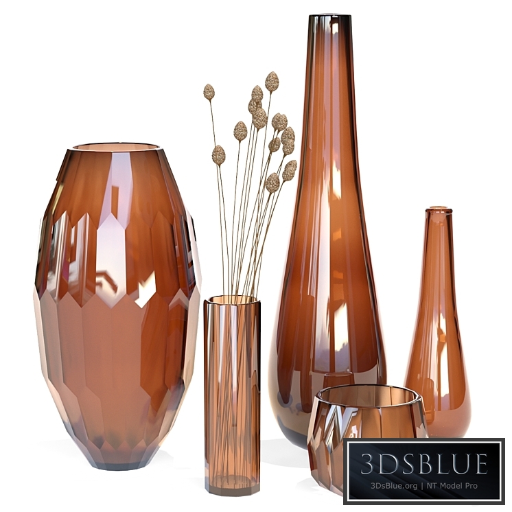 Klassik Studio Vases (Amber Set)