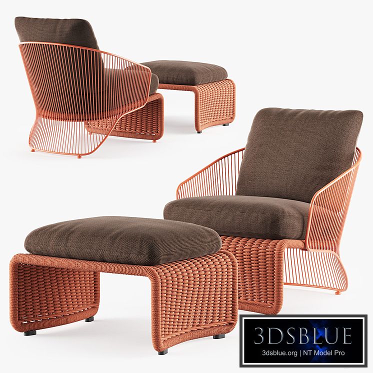 MINOTTI COLETTE outdoor armchair