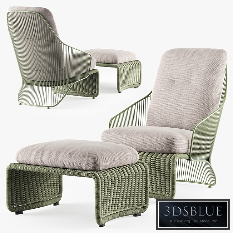 MINOTTI COLETTE outdoor armchair