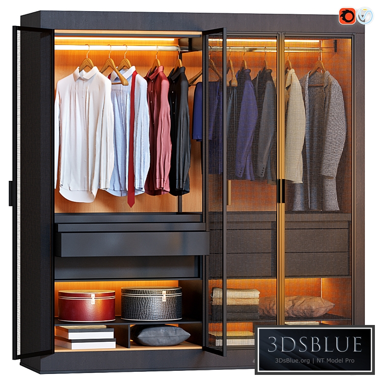 Wardrobe Eracle Dark