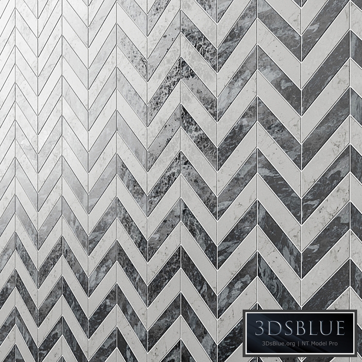 Talon Carrara & Bardiglio Marble Tile