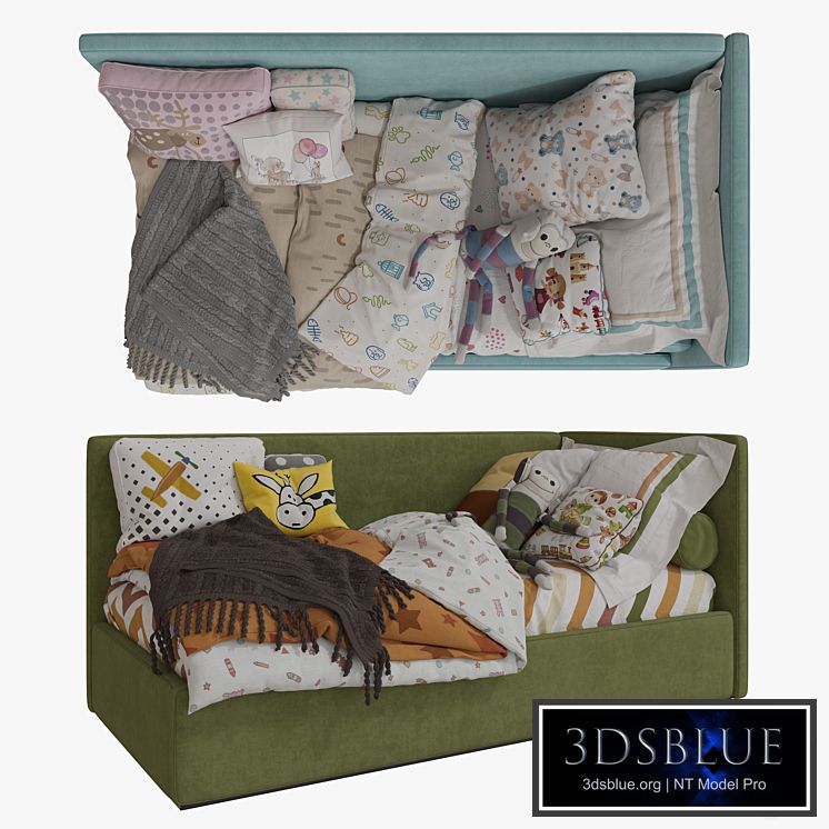 Single Beds 02 Girls and Boy