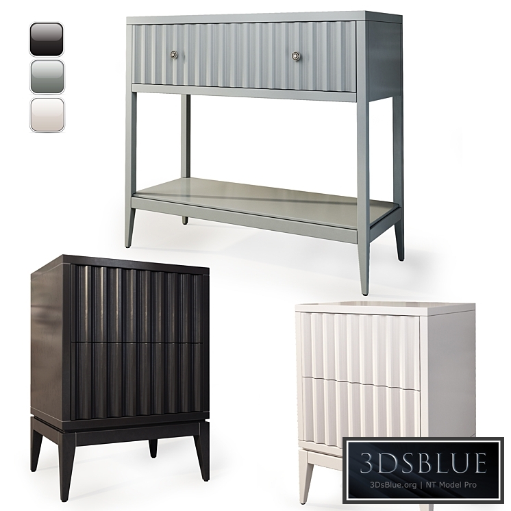 Dresser / console and bedside table Austin. Console, nightstand by Dantone Home