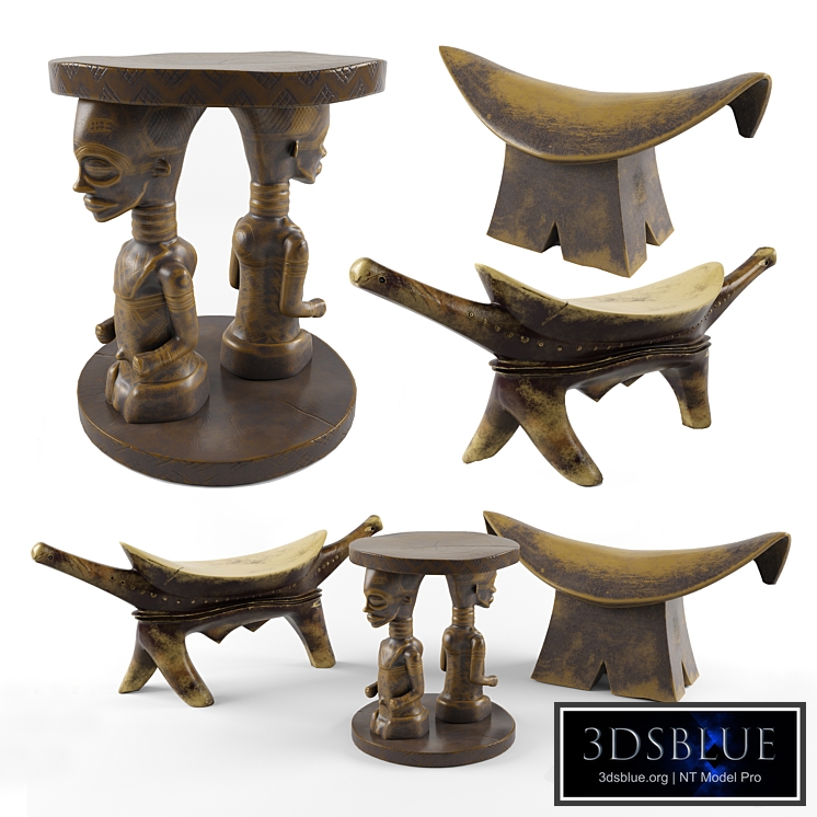 Dinka stool set
