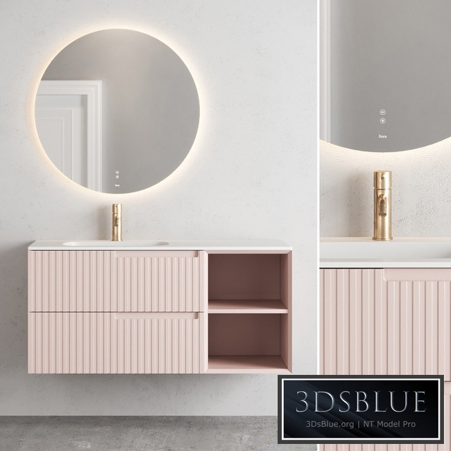 Fiora synergy vanity unit set 2
