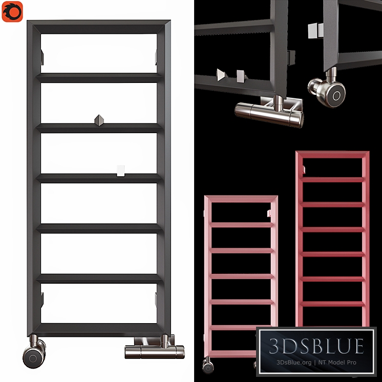 Heated towel rail Terma Diamond 400