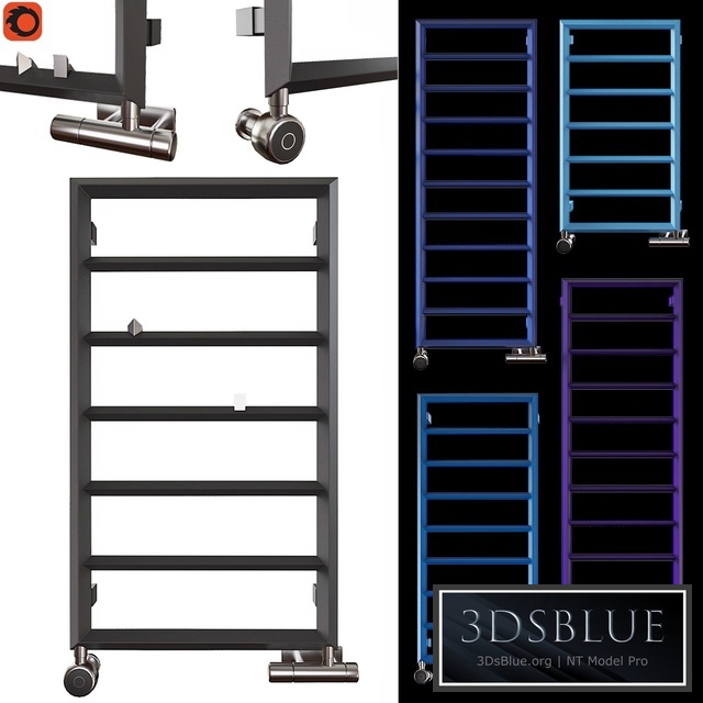 Heated towel rail Terma Diamond 500