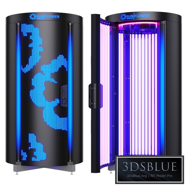 Vertical tanning bed of Sunflower V50