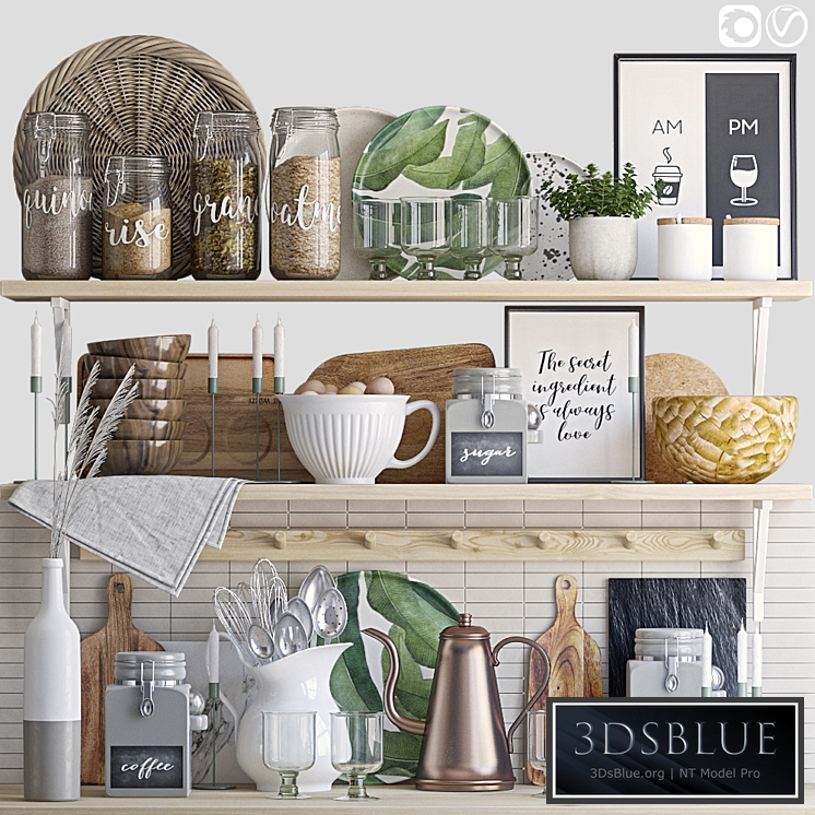 Decorative set for the kitchen 8