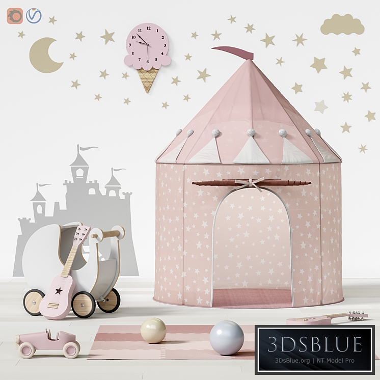 Toys and furniture set 69