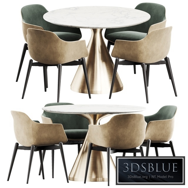 Marelli & West elm Silhouette dining set