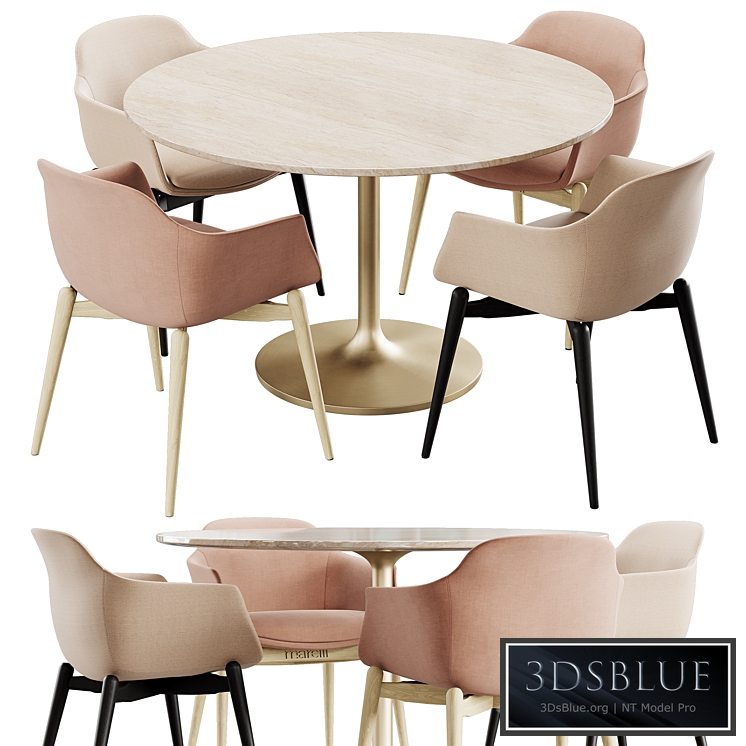 Marelli & Crate & Barrel Nero dining set