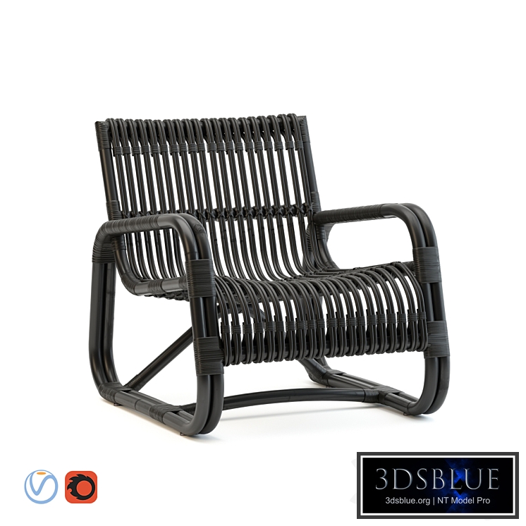 Cane-Line Curve Lounge Armchair