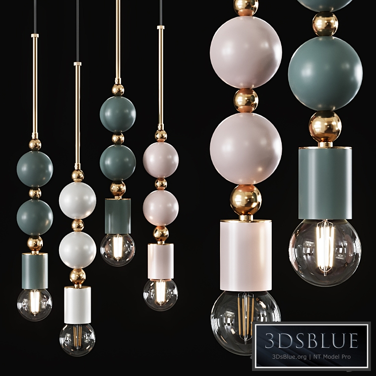 Pendant Lamp Beaded Pendant Lamp Spheres
