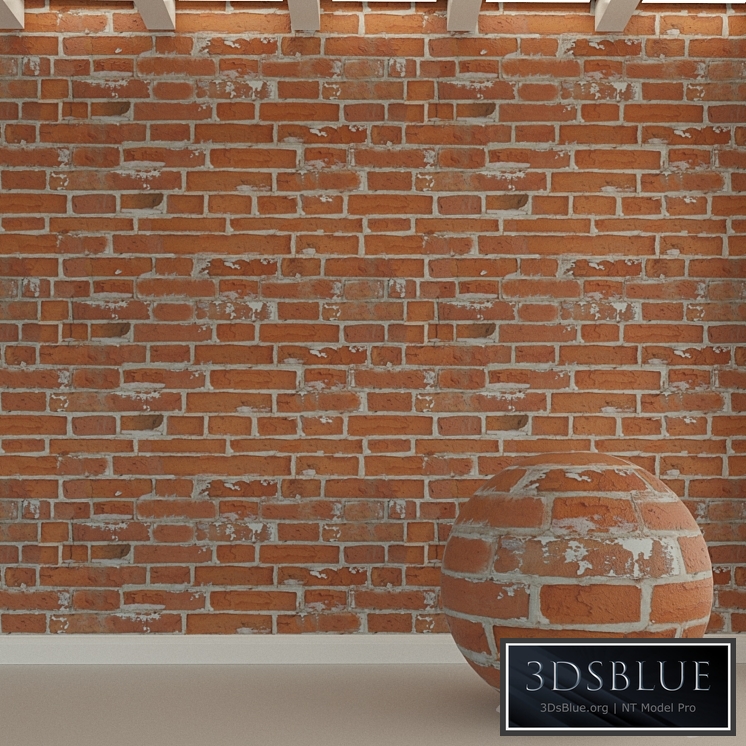 Brick wall. Old brick. 116