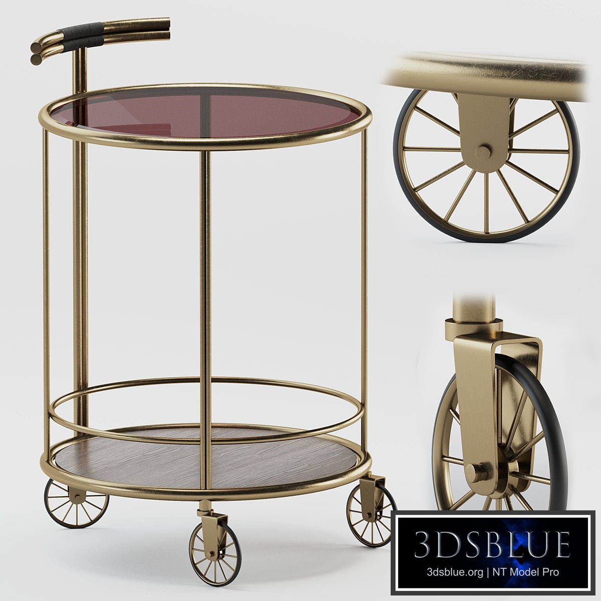 Baughman Bar Cart from Covet Paris