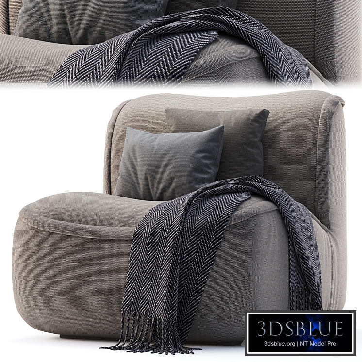 Pair of "Calida" Lounge Chairs Des. Arch. Giudici