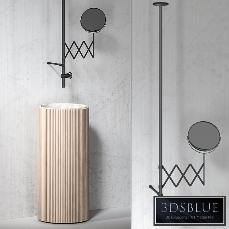 Adda Freestanding Basin + Fontane Bianche (Fantini)