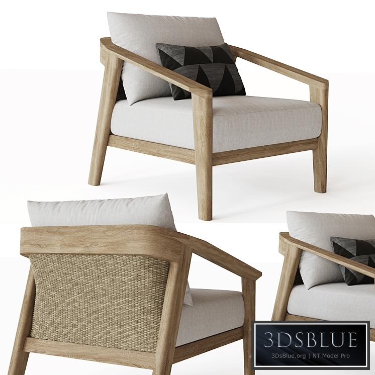 MALTA TEAK LOUNGE CHAIR