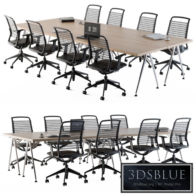 Conference Table Set For Office