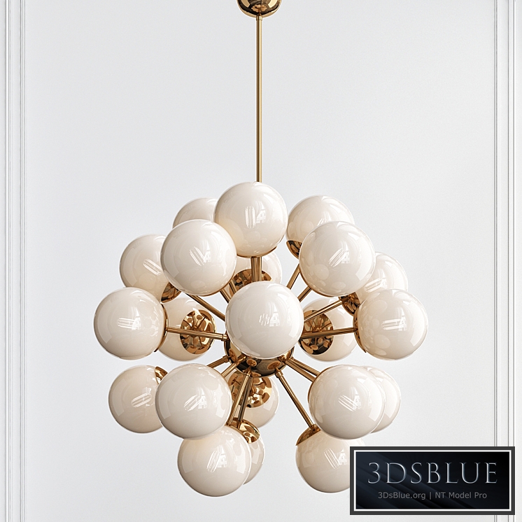 Ventiquattro Sputnik Chandelier by Fabio Ltd