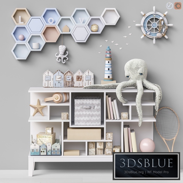 Toys and furniture set 71 (2 part)