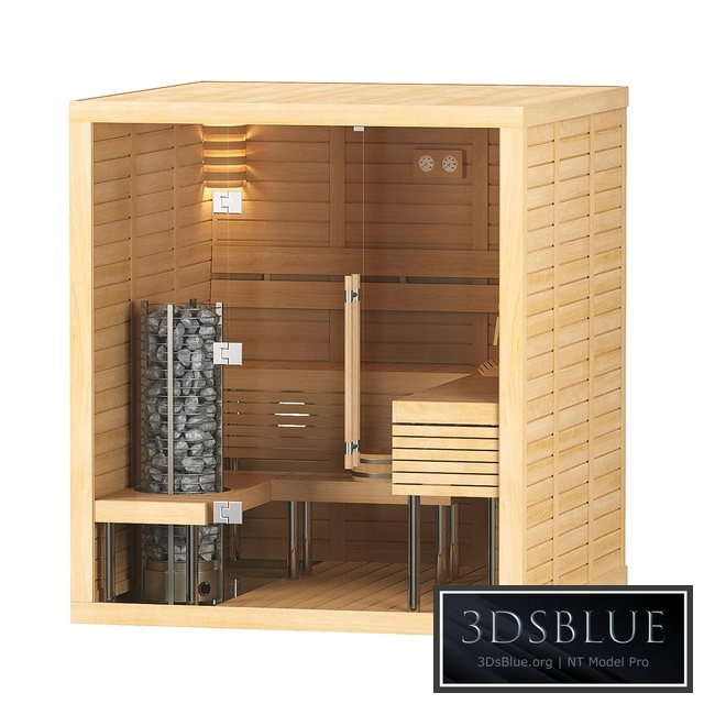 Finnish sauna Sawo Glass Front