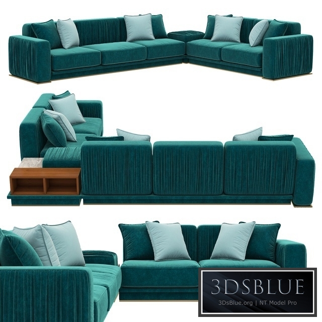 Sofa CORTE ZARI HERBIN PLISSE