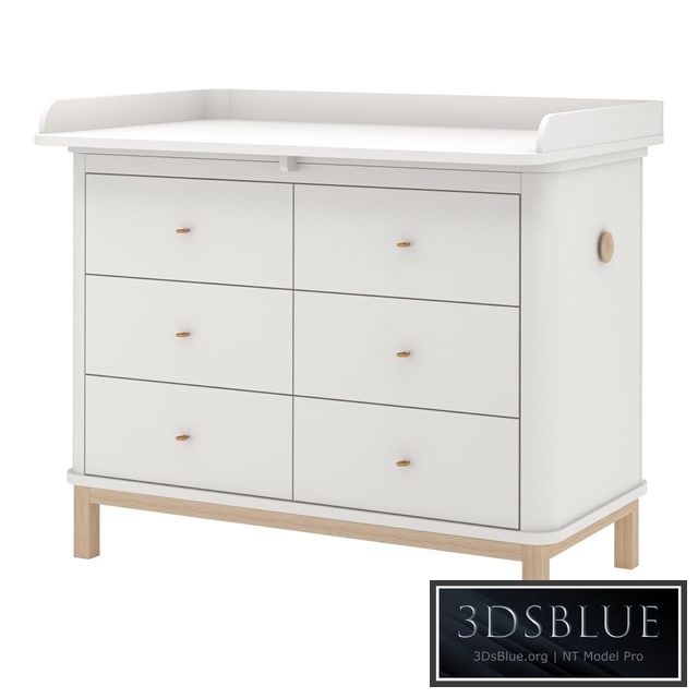 Oliver Furniture Wood Nursery Dresser 6 Drawers