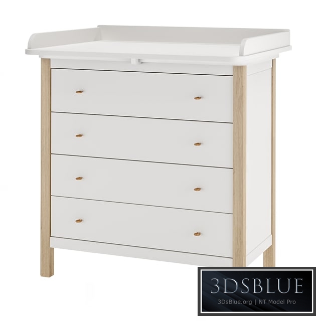 OLIVER FURNITURE Wood nursery dresser
