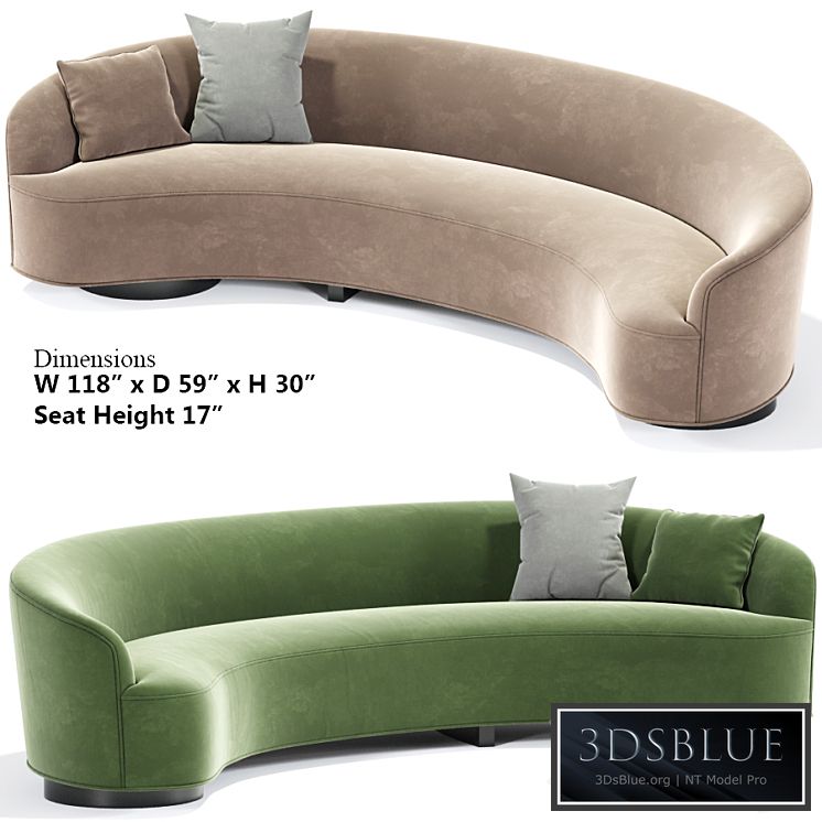 Vladimir Kagan Sloane Sofa 02