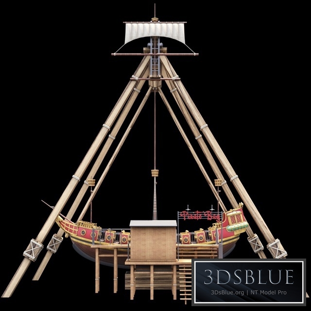 Attraction Pirate ship