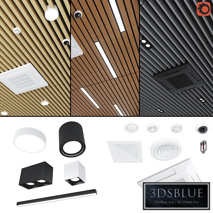 Grillato rack ceiling kit