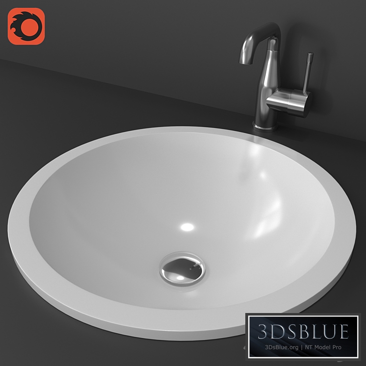 Round silk in sink by PAA