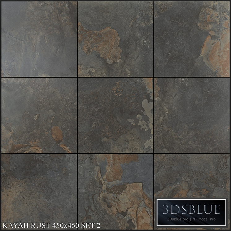 Yurtbay Seramik Kayah Rust 450x450 Set 2