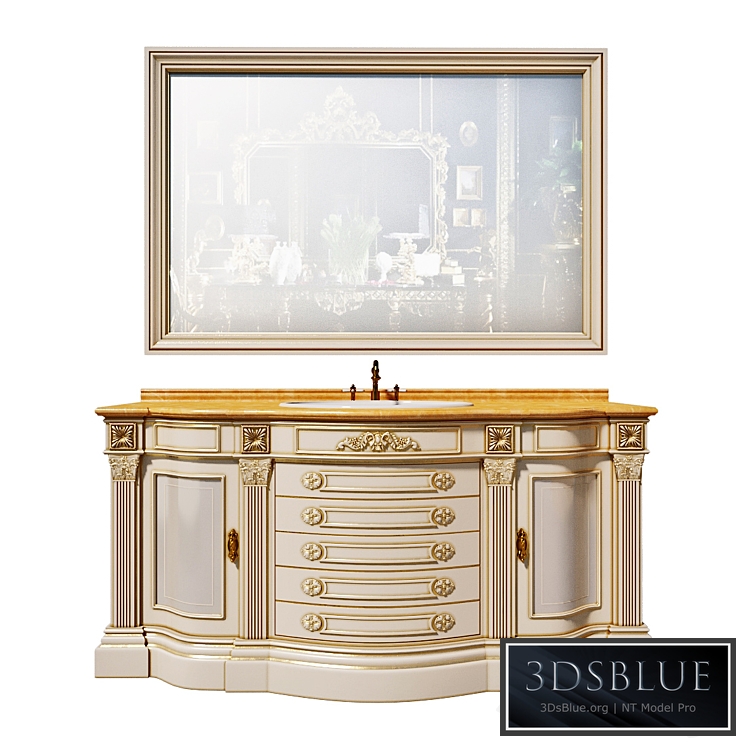 Classical furniture for a bathroom