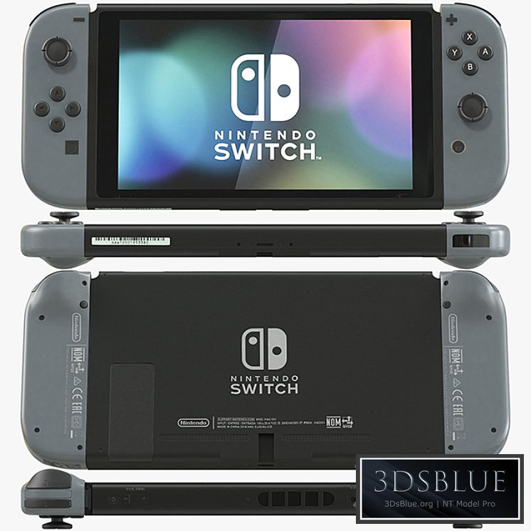 Nintendo Switch with Gray Joy Con