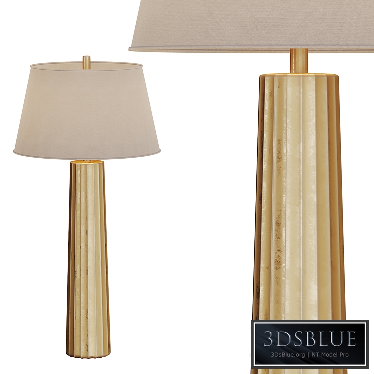 Fluted Spire Large Table Lamp