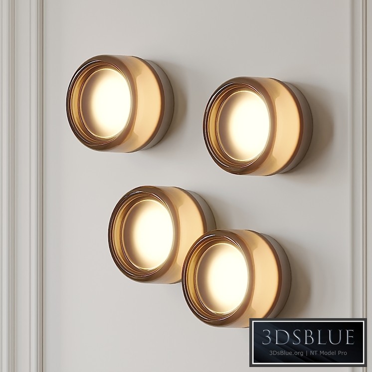 Dimple Smoke Sconce by Rich Brilliant Willing