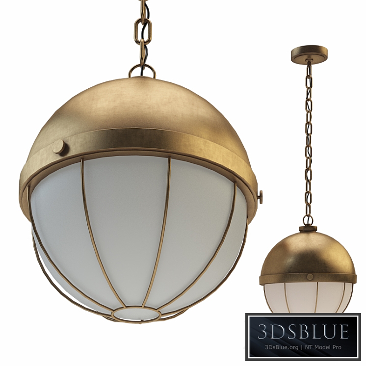 Sumner 1 Light Pendant Aged Brass