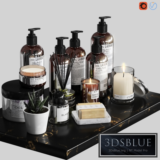 LA Bruket decor set for bathroom-03