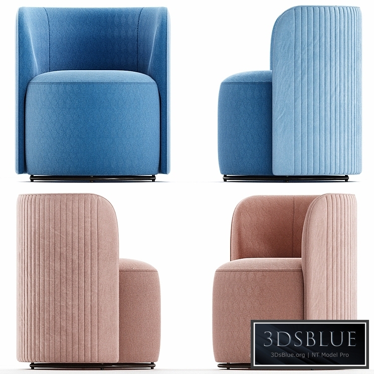 Ditre Italia CHLOÈ LUXURY Upholstered fabric easy chair